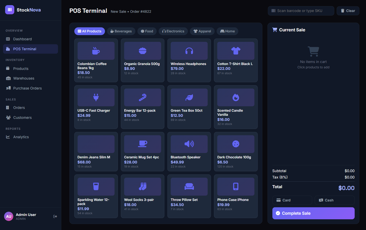 StockNova preview